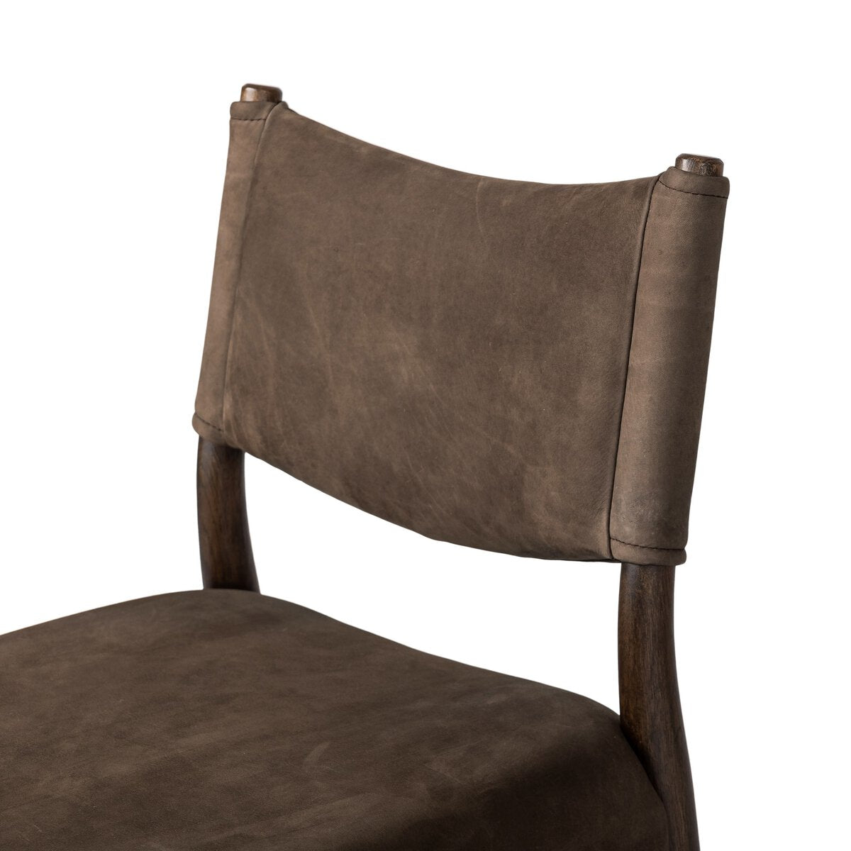 Oak Slingback Armless Dining Chair