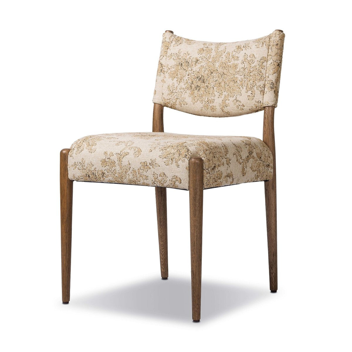 Oak Slingback Armless Dining Chair