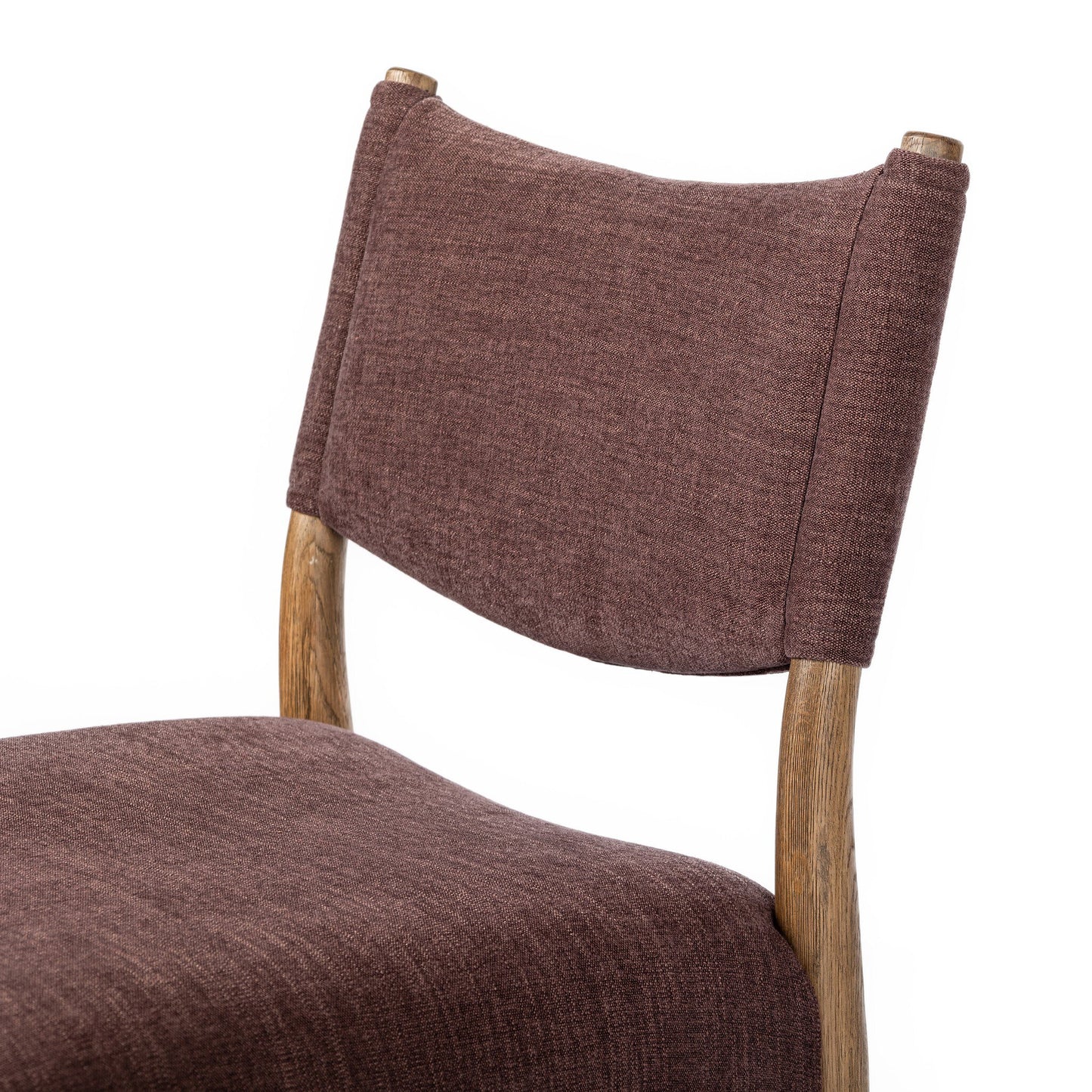 Oak Slingback Armless Dining Chair