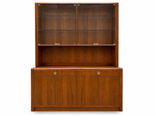 d-Scan Captain Line Teak 2-Piece Hutch