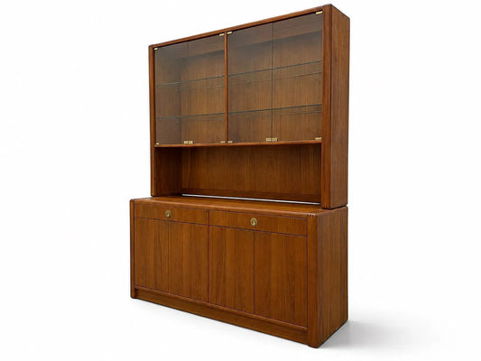 d-Scan Captain Line Teak 2-Piece Hutch