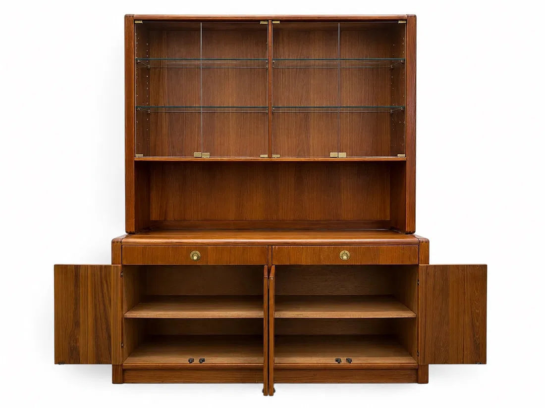 d-Scan Captain Line Teak 2-Piece Hutch