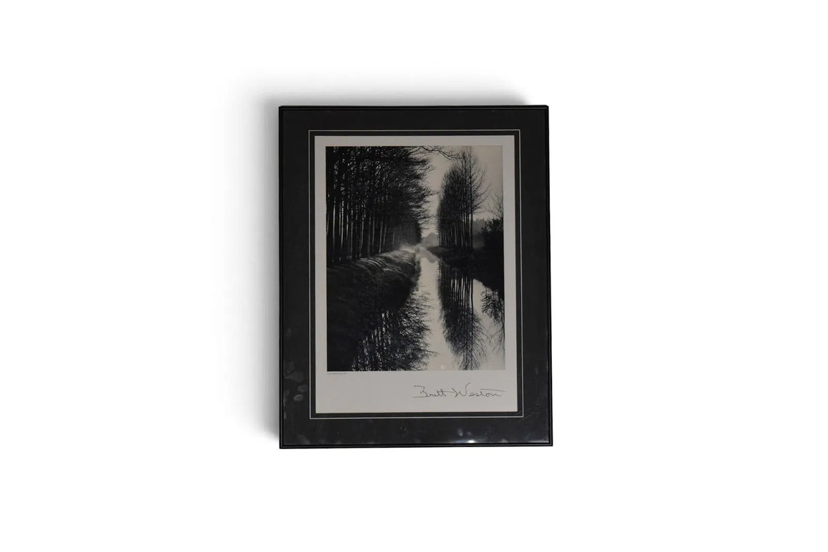 Brett Weston Print Canal, Netherlands, 1971
