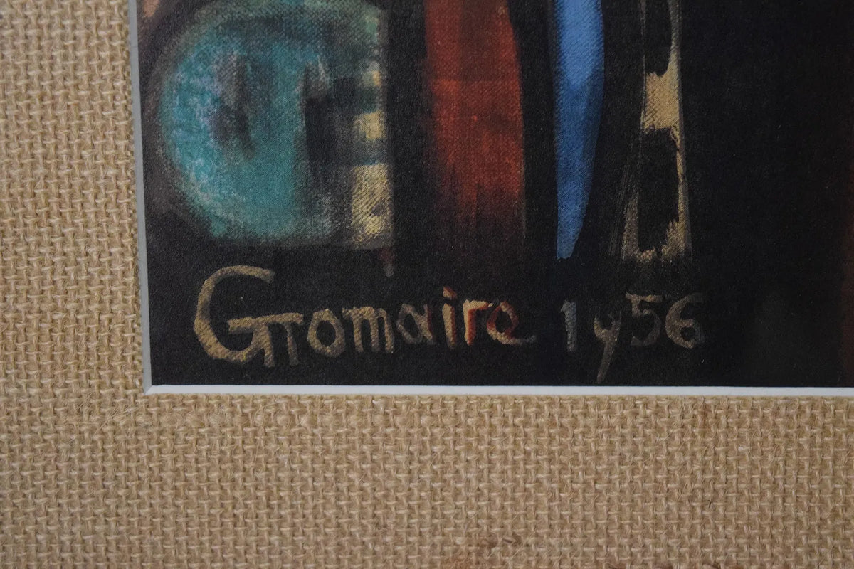 Marcel Gromaire Lithograph 14 July in Paris