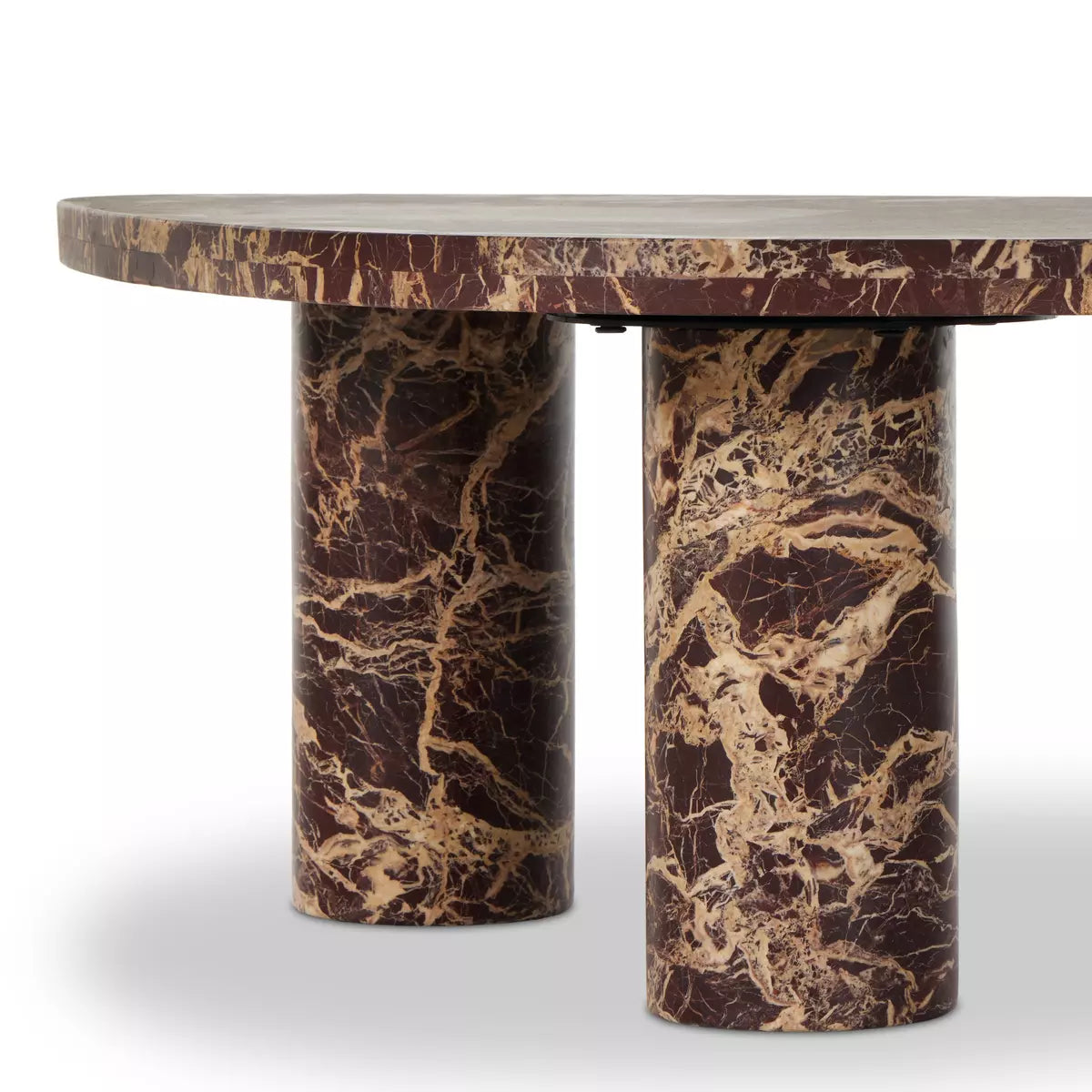 Small Dark Marble Coffee Table