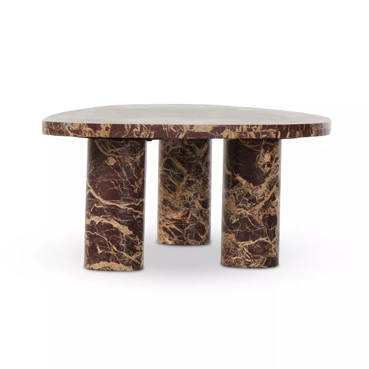 Small Dark Marble Coffee Table