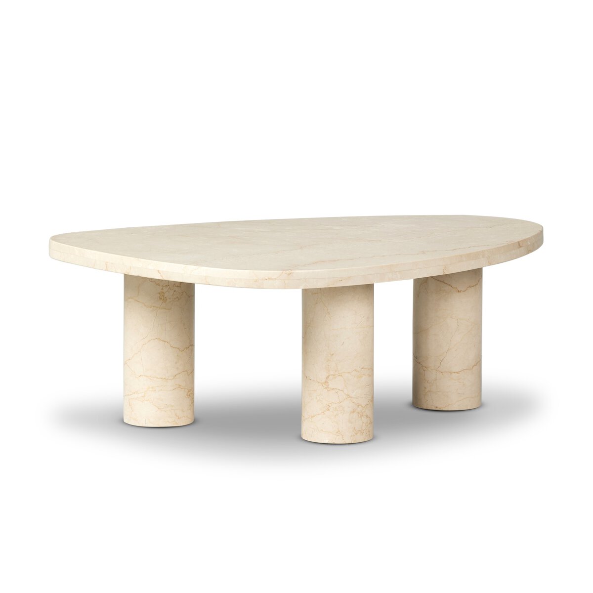Small Dark Marble Coffee Table