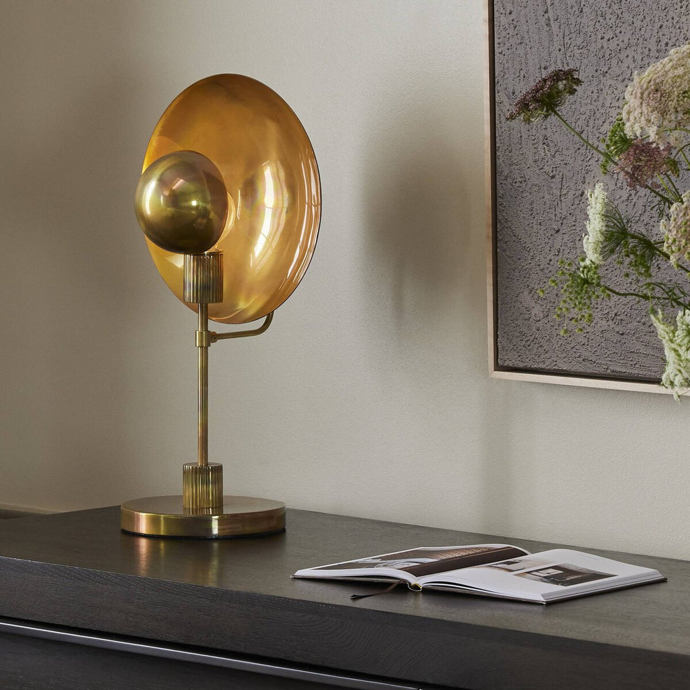 Deco Burnt Brass Table Lamp