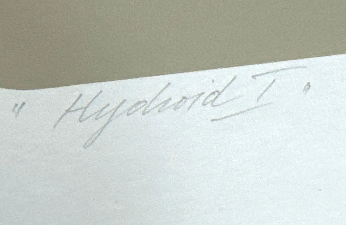 '82 Signed Marko Spalatin "Hydroid I" Serigraph #5