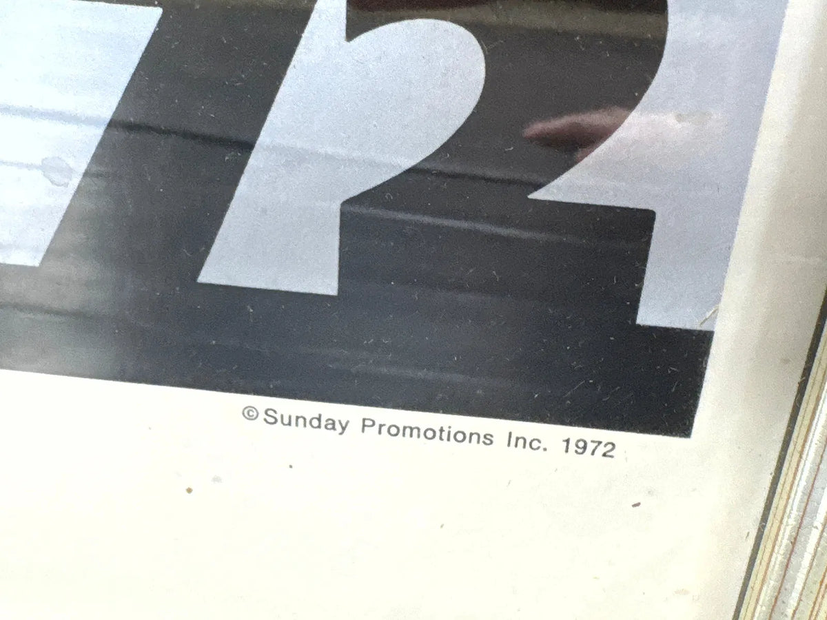 '72 Original Rolling Stones Concert Poster Designed by John Pasche