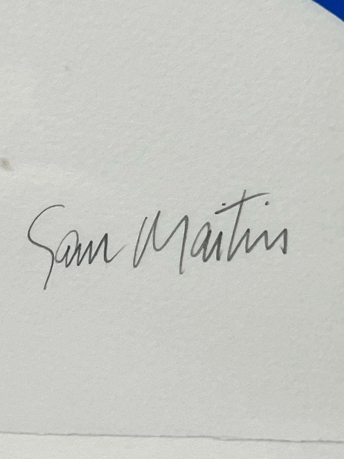 Signed Sam Maitin Floral Serigraph Print 2/150