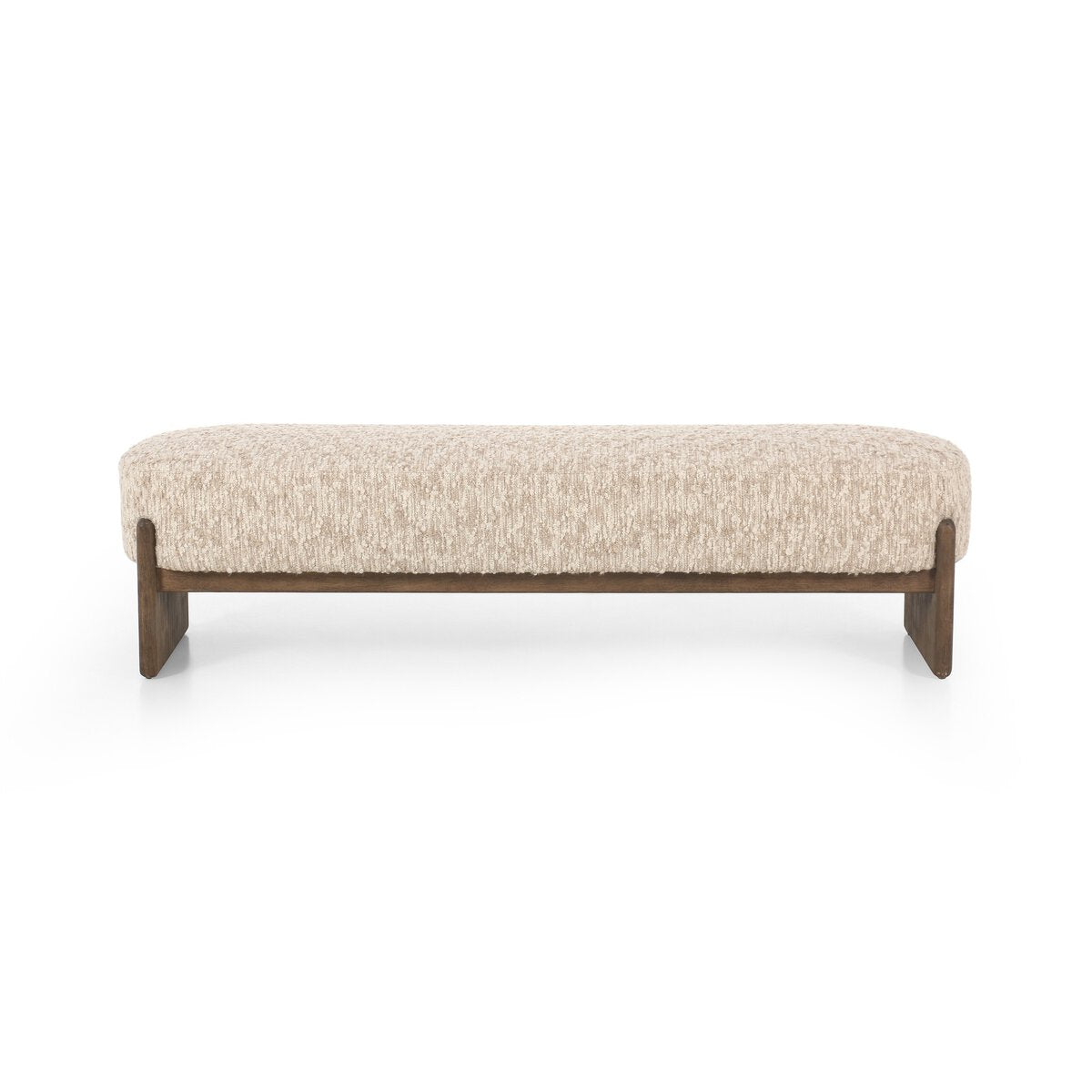 Cradle Base Upholstered Accent Bench