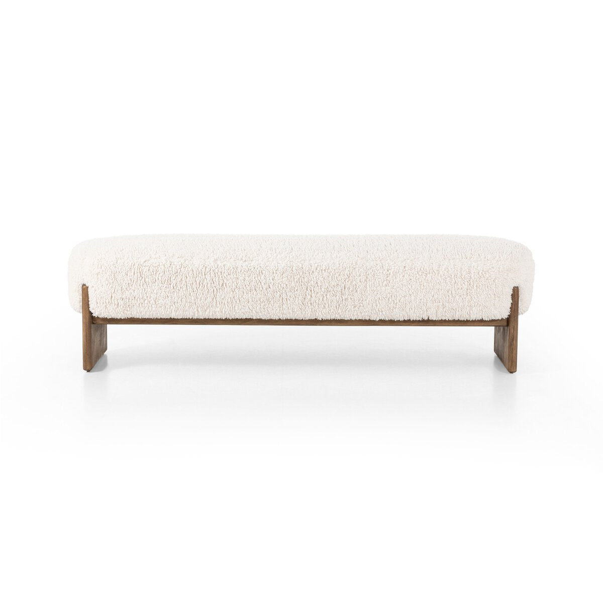 Cradle Base Upholstered Accent Bench