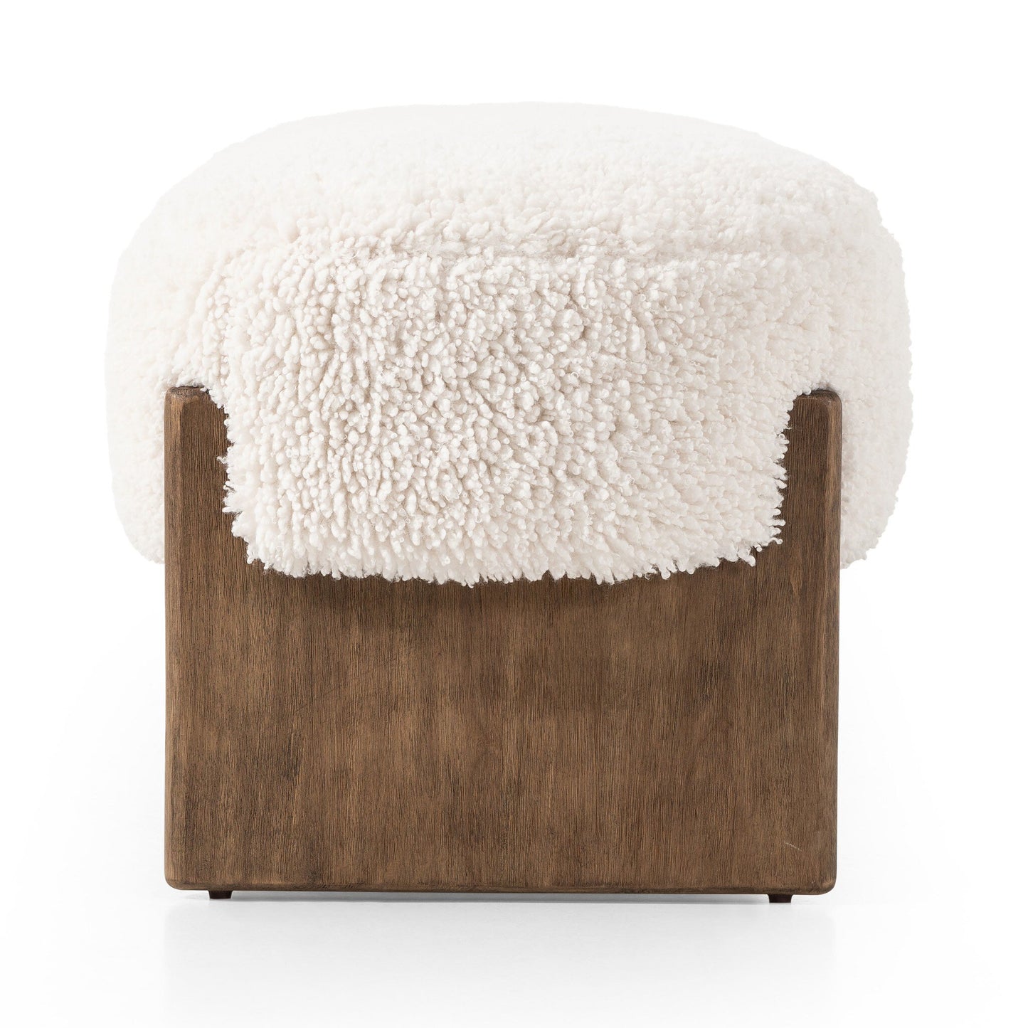 Cradle Base Upholstered Accent Bench