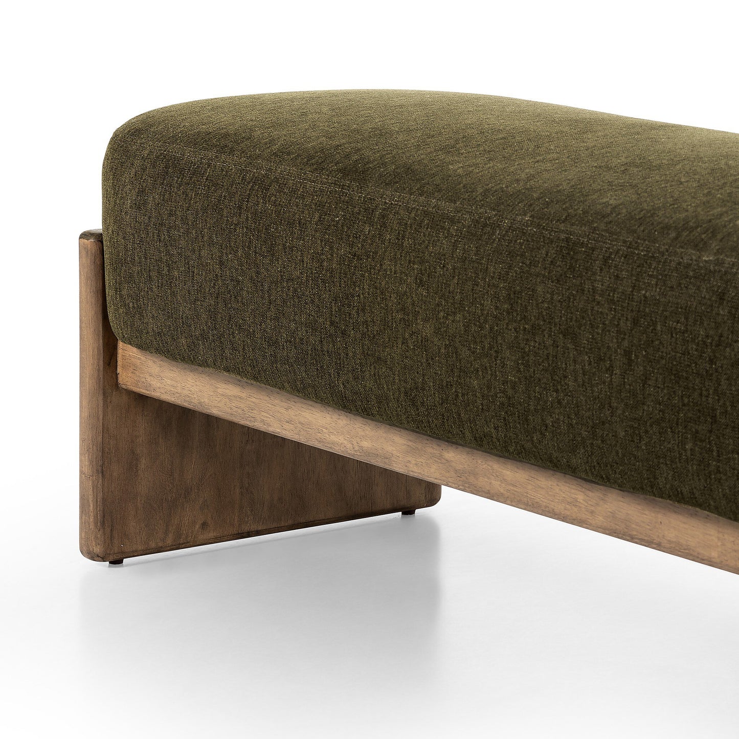 Cradle Base Upholstered Accent Bench