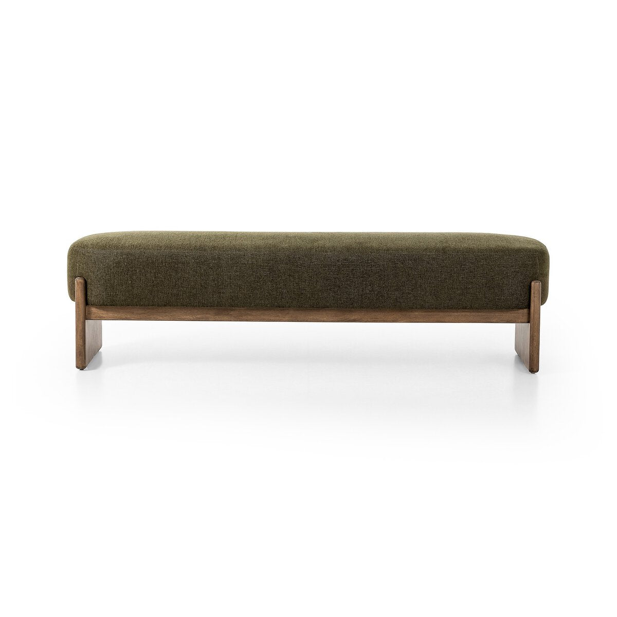 Cradle Base Upholstered Accent Bench