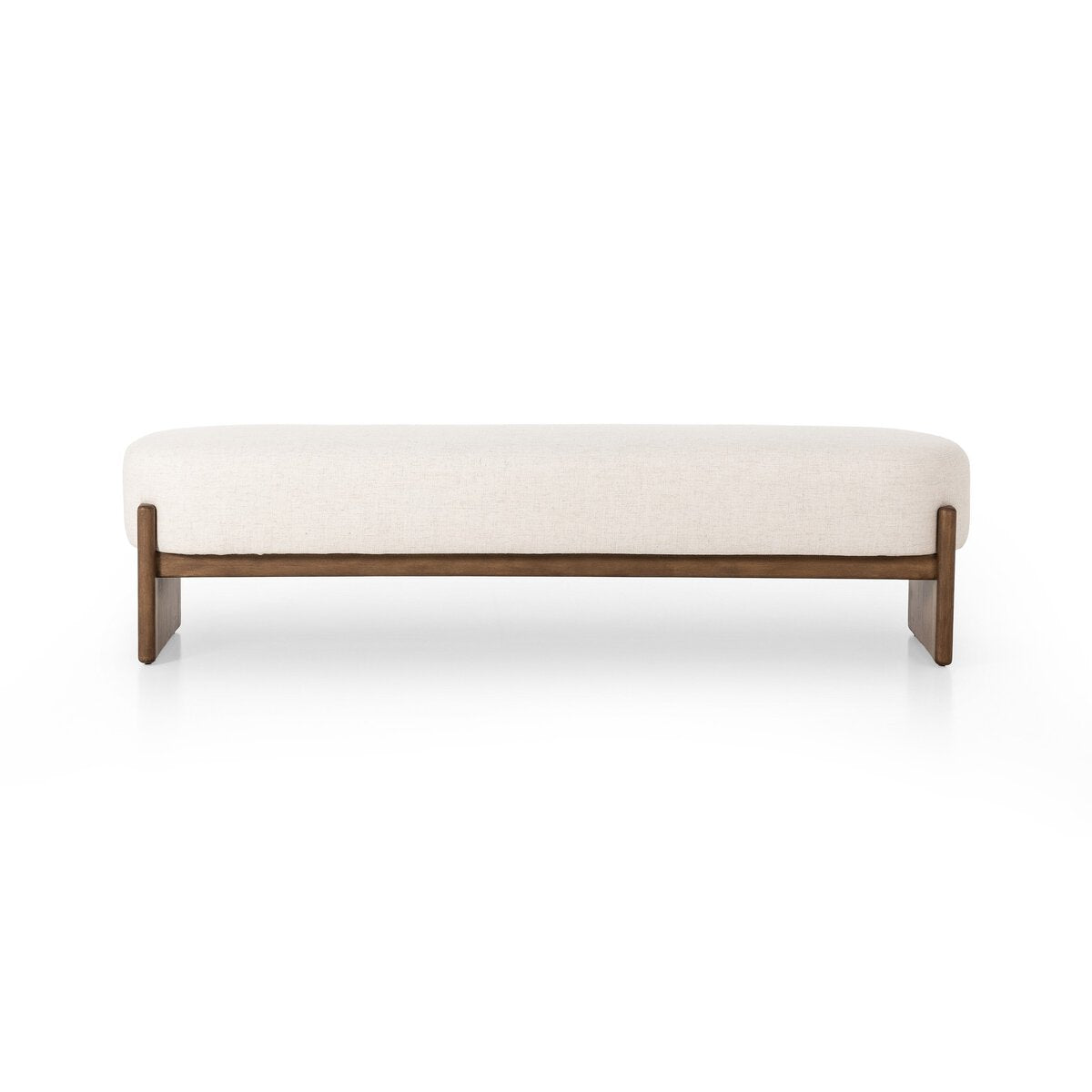 Cradle Base Upholstered Accent Bench