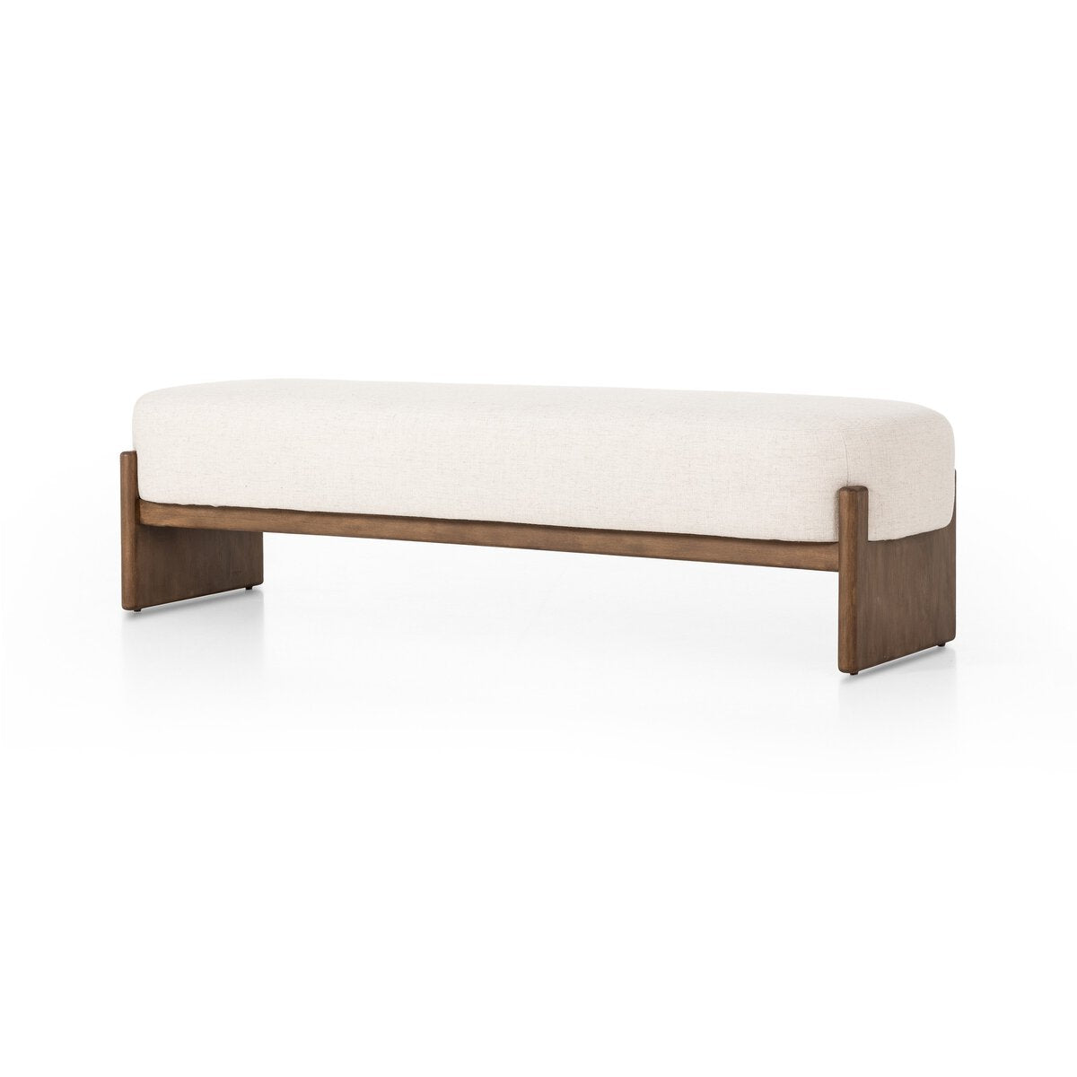 Cradle Base Upholstered Accent Bench