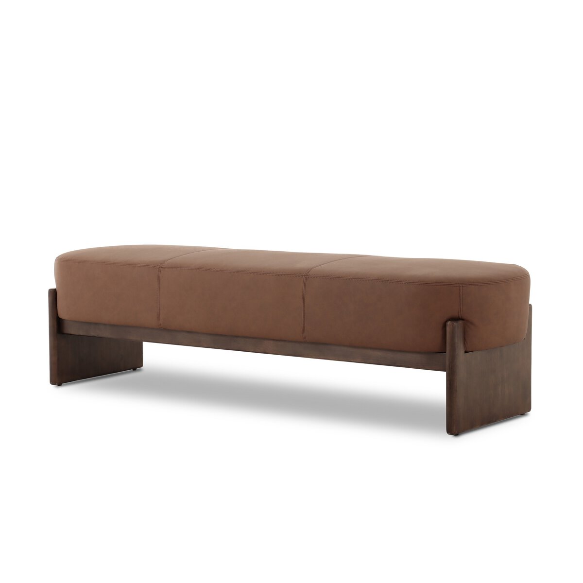 Cradle Base Upholstered Accent Bench