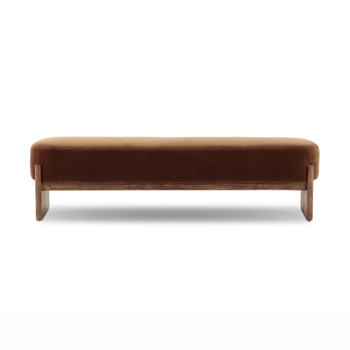 Cradle Base Upholstered Accent Bench