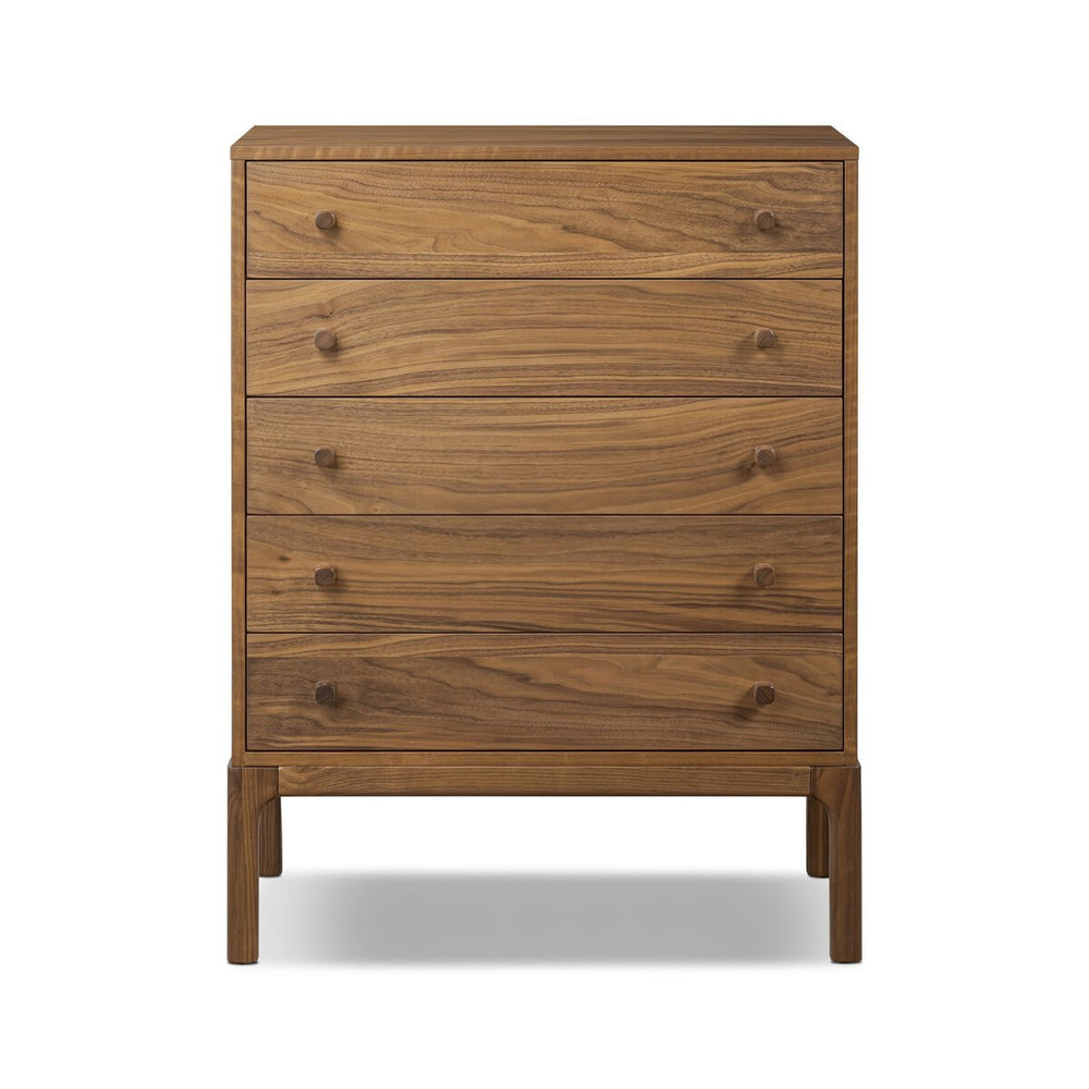 Campaign Style Walnut Dresser