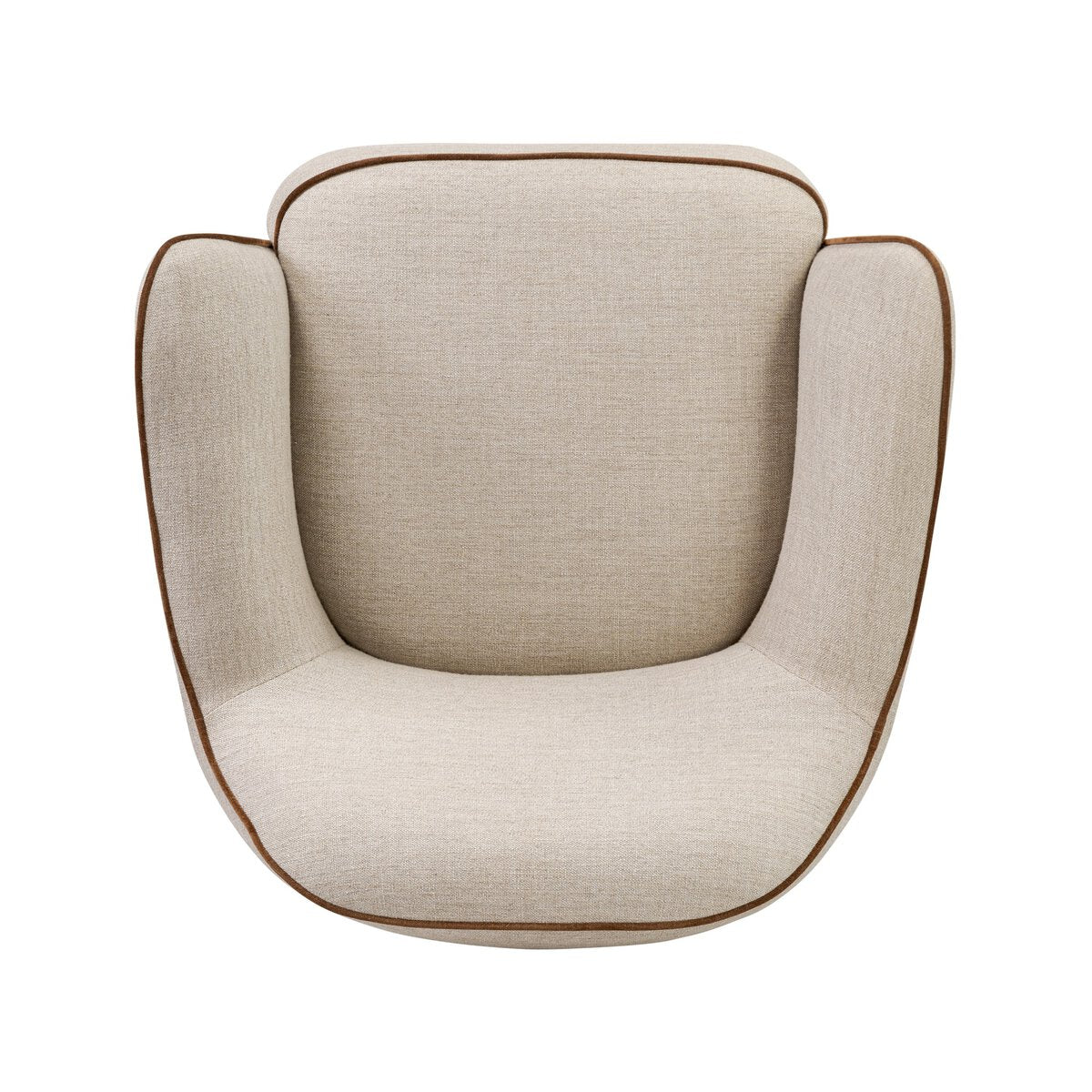 Flared Arm Swivel Chair