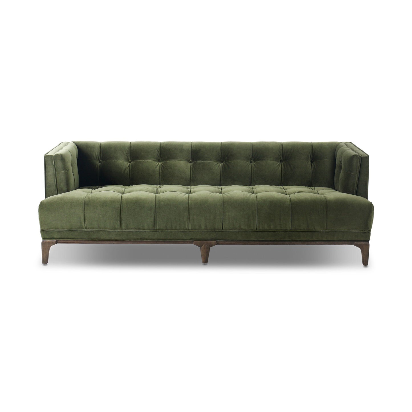 Tufted Sofa with Parawood Base