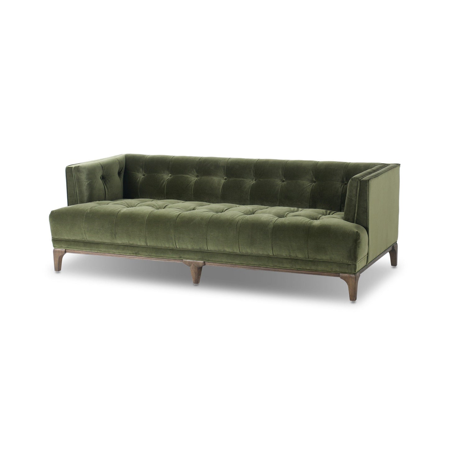 Tufted Sofa with Parawood Base