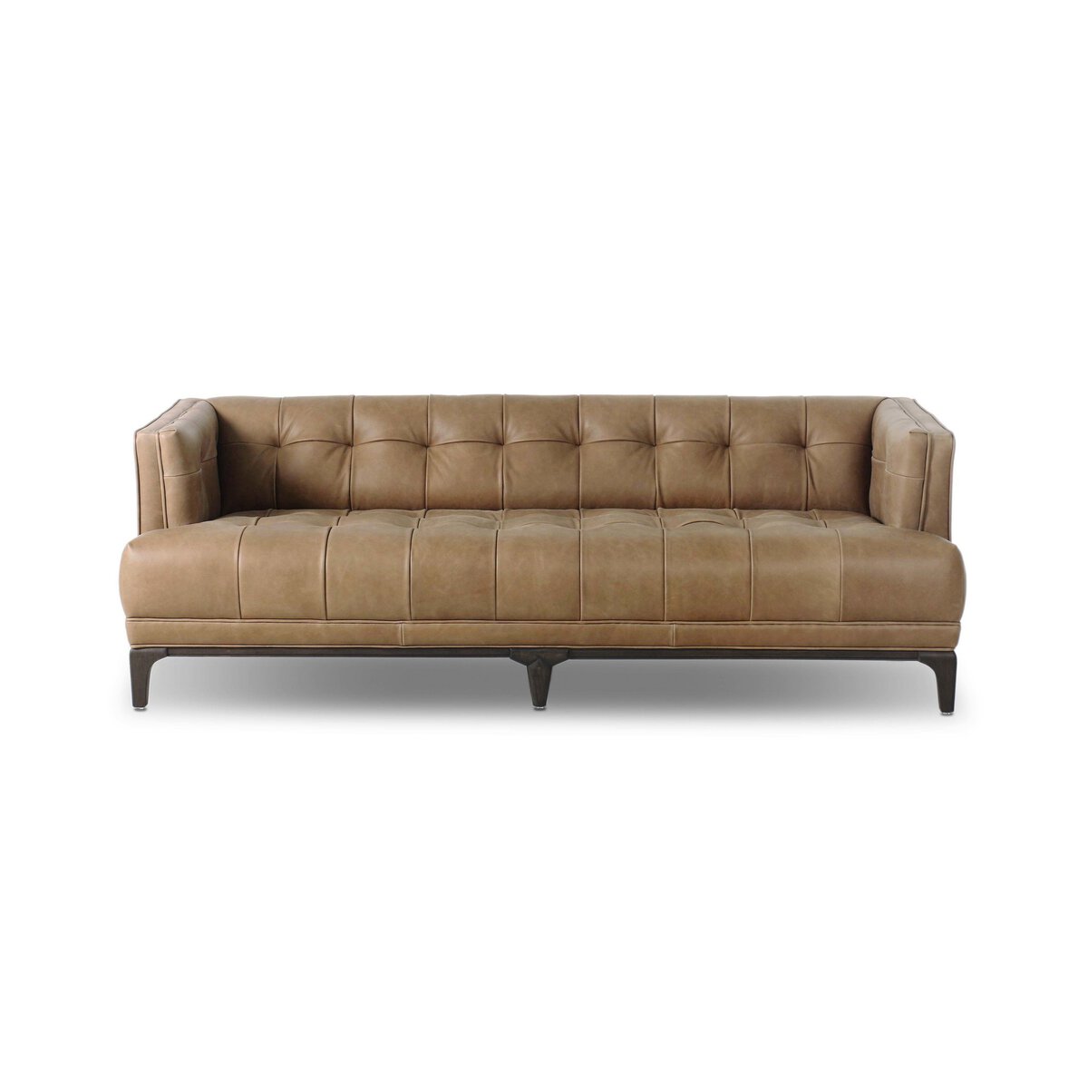Tufted Sofa with Parawood Base