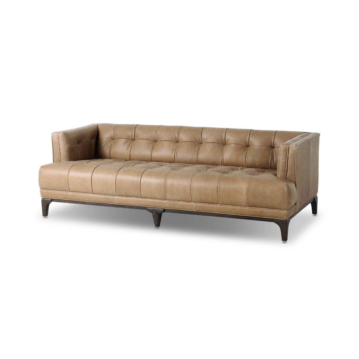 Tufted Sofa with Parawood Base