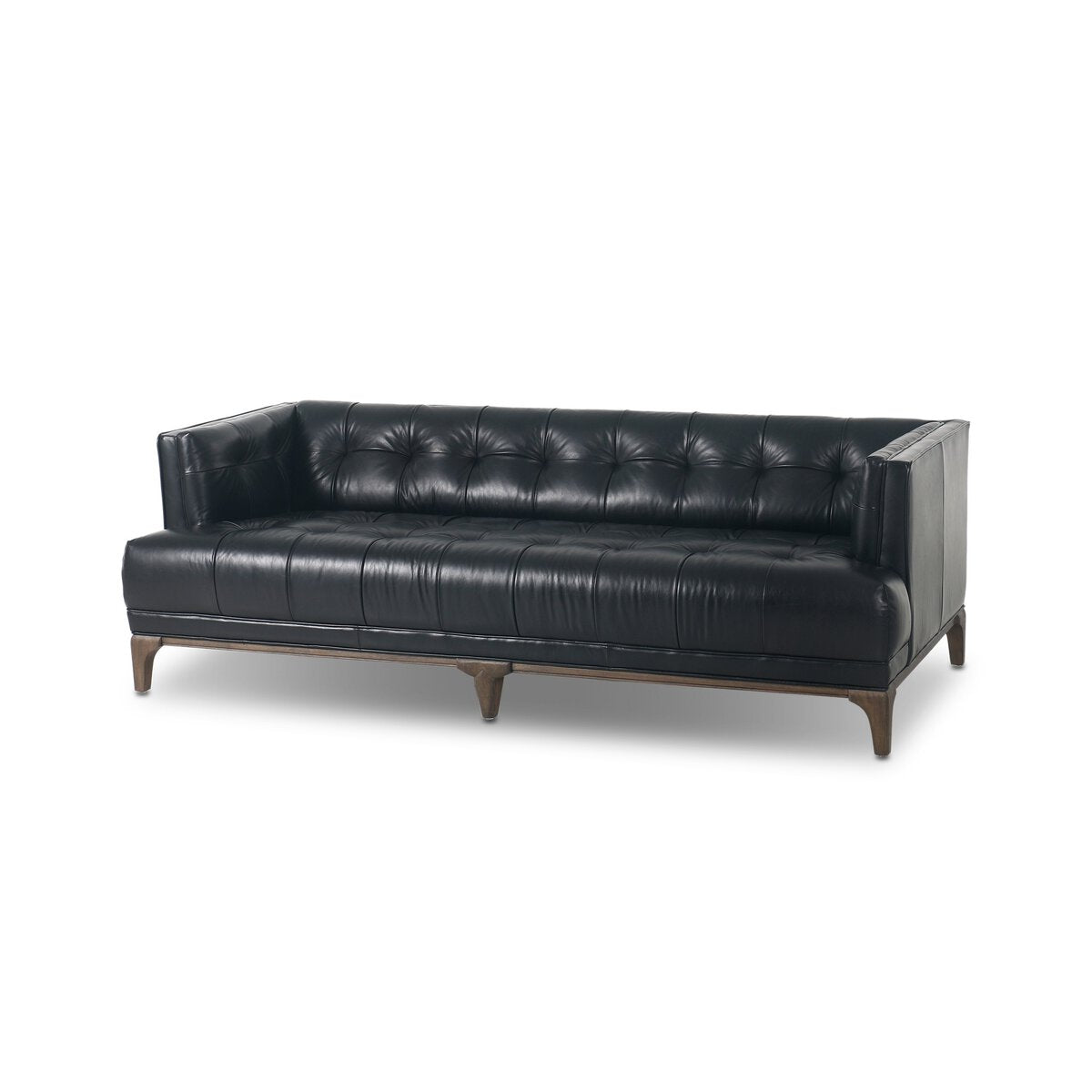 Tufted Sofa with Parawood Base