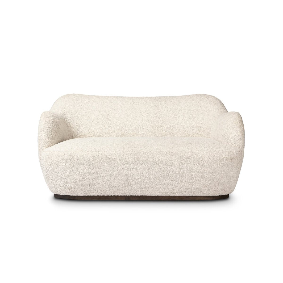 Shearling Loveseat with Enveloped Frame