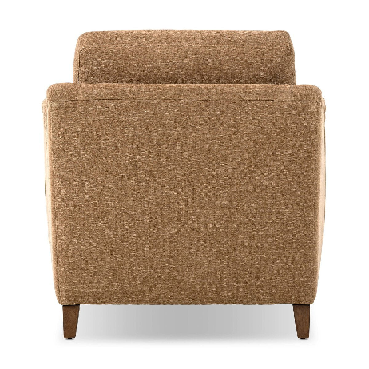 Rolled Arm Accent Chair With Caster Legs