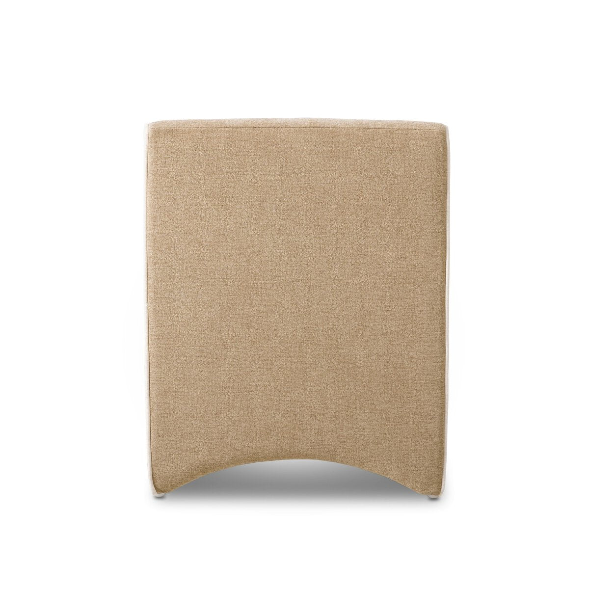 Arched Base Upholstered Stool