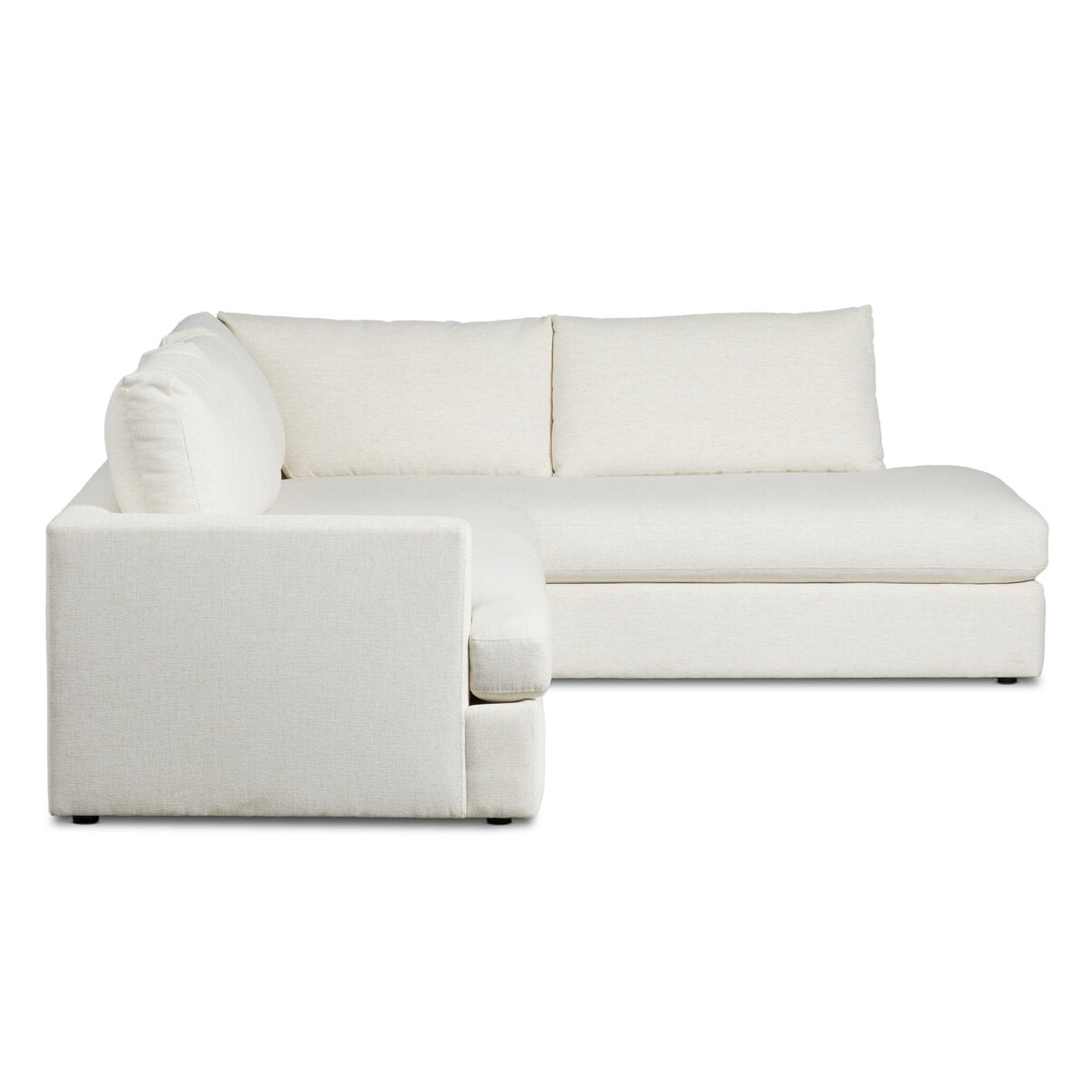 Nomad Snow Sectional with Crypton Upholstery