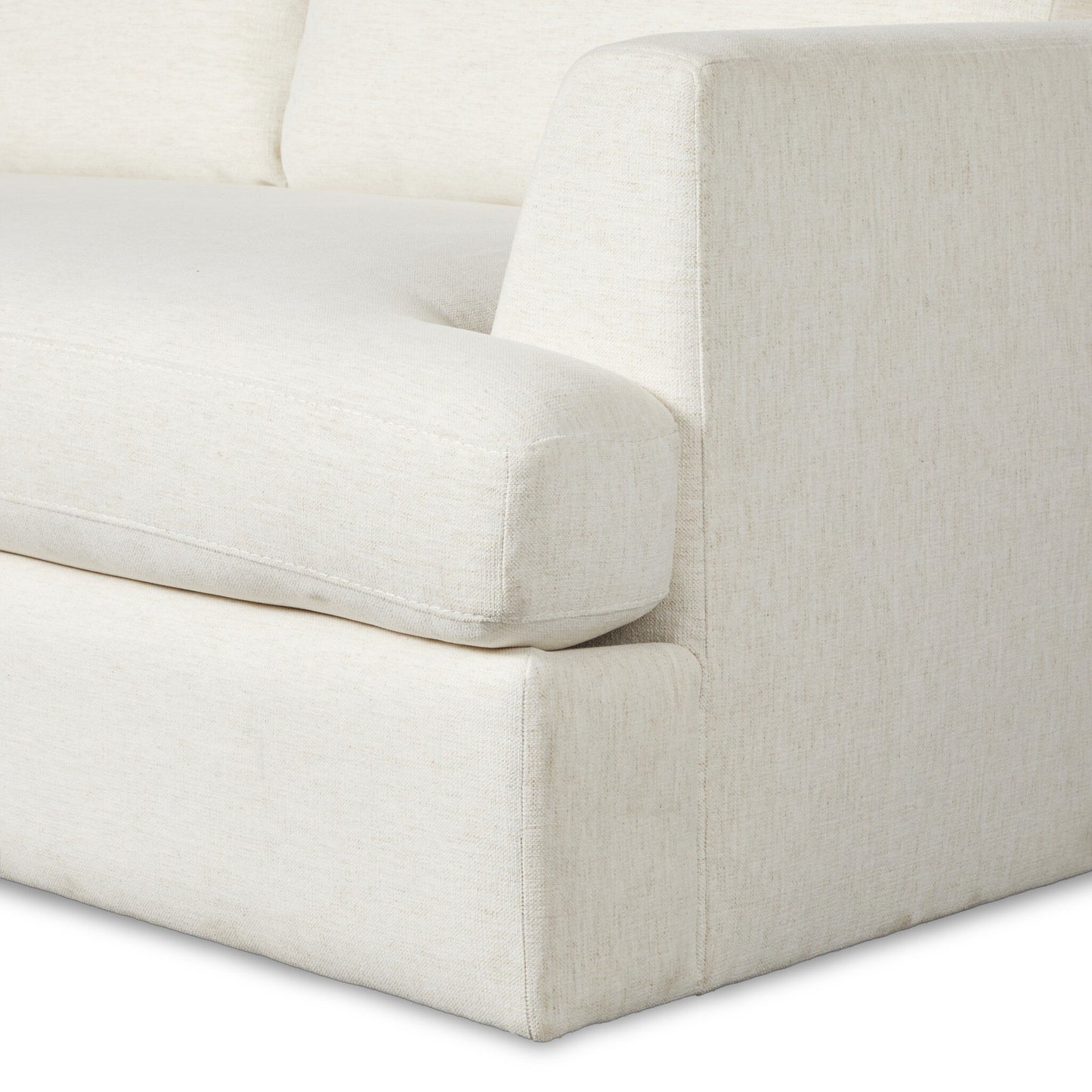 Nomad Snow Sectional with Crypton Upholstery