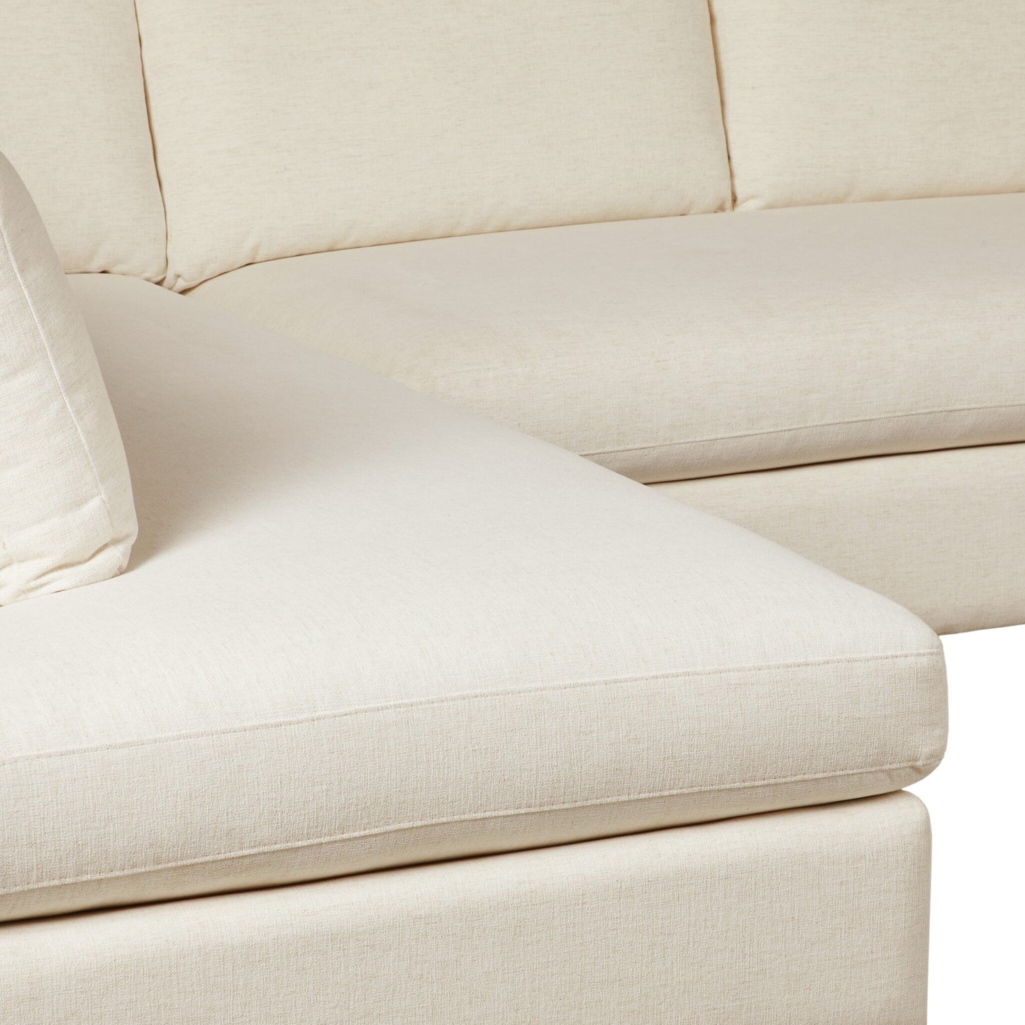 Nomad Snow Sectional with Crypton Upholstery