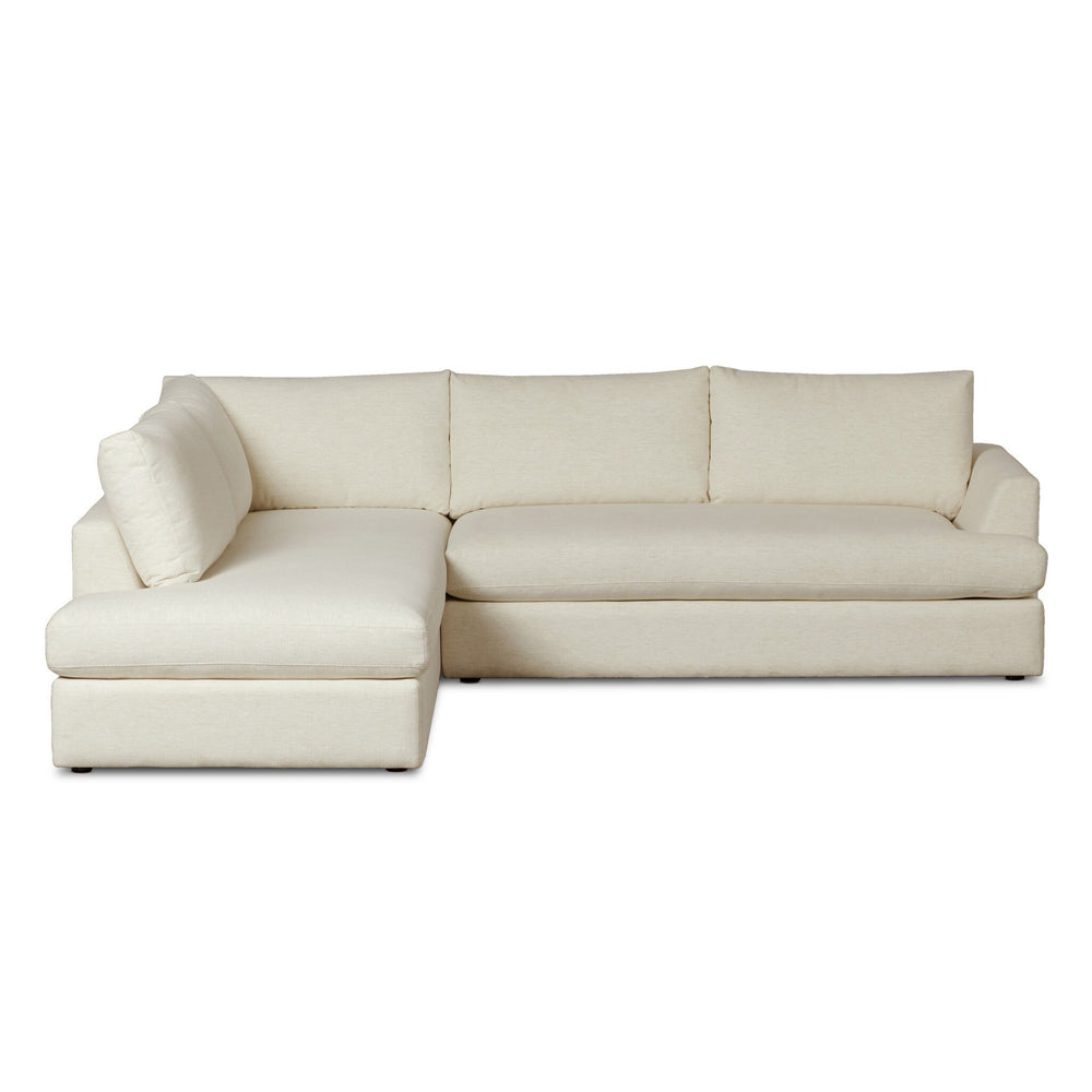 Nomad Snow Sectional with Crypton Upholstery