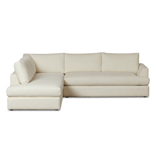 Nomad Snow Sectional with Crypton Upholstery