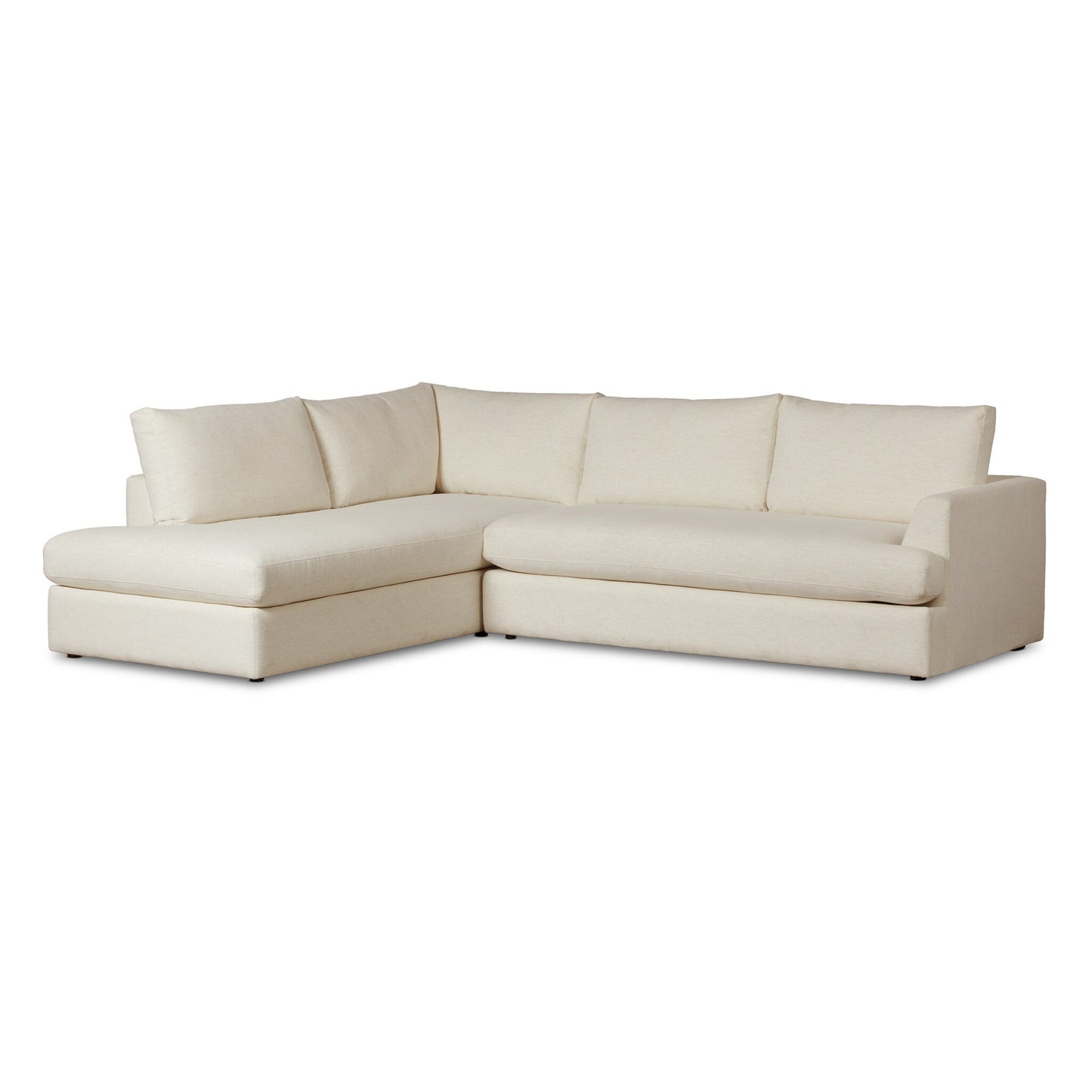 Nomad Snow Sectional with Crypton Upholstery