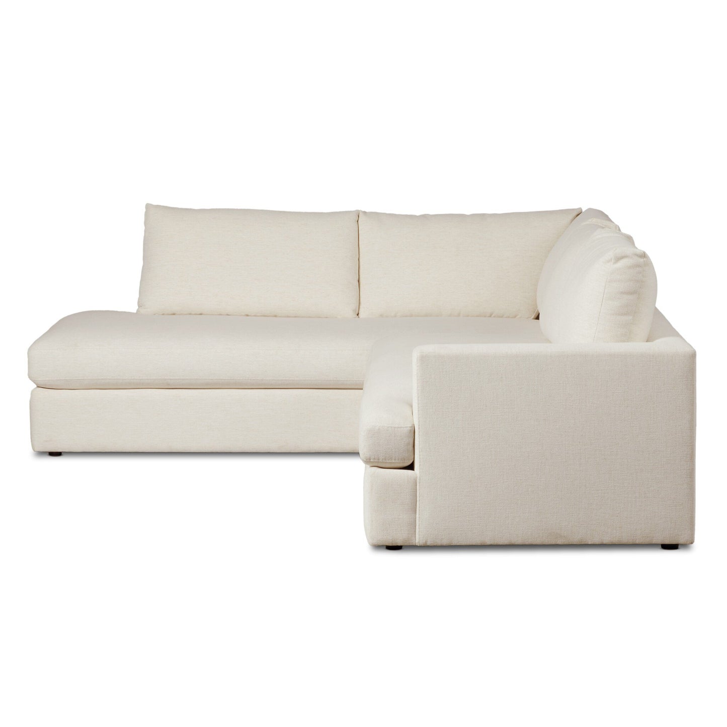 Nomad Snow Sectional with Crypton Upholstery