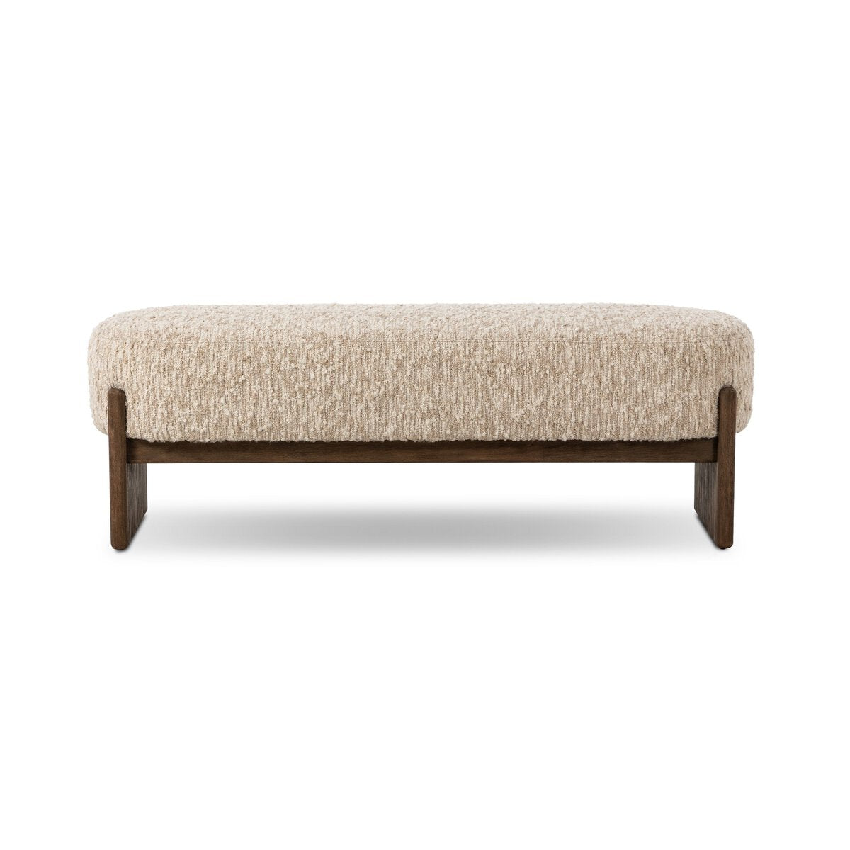 Cradle Base Upholstered Accent Bench