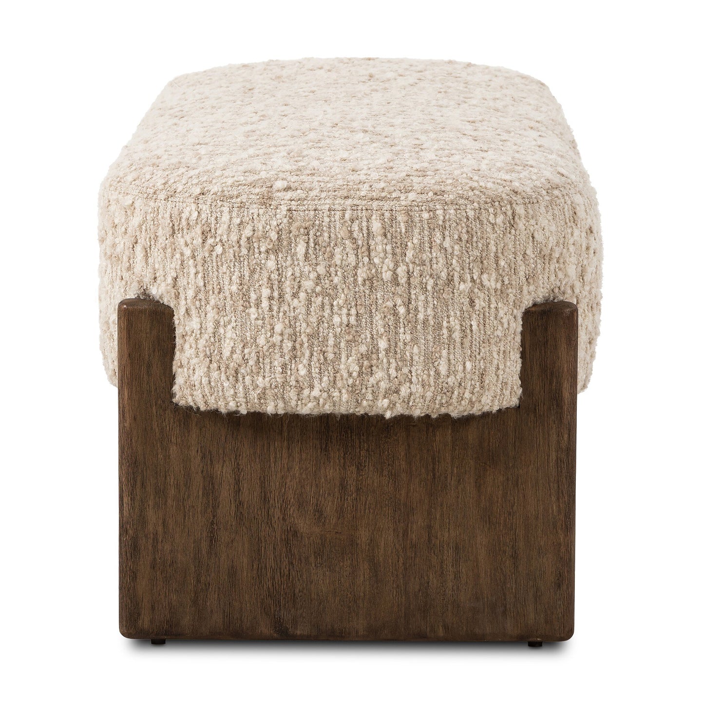 Cradle Base Upholstered Accent Bench