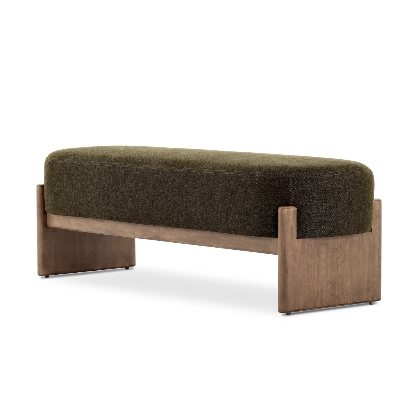 Cradle Base Upholstered Accent Bench