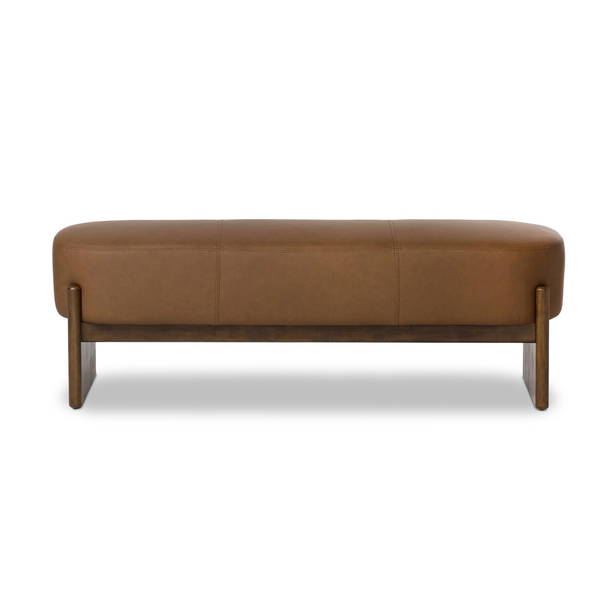 Cradle Base Upholstered Accent Bench