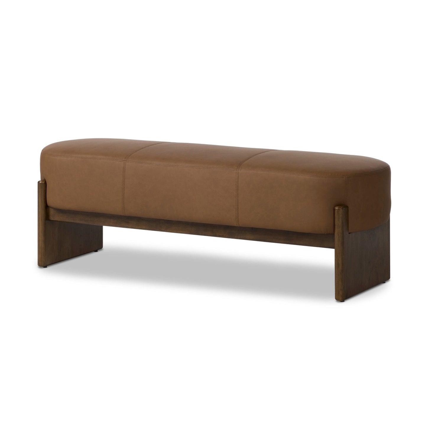 Cradle Base Upholstered Accent Bench