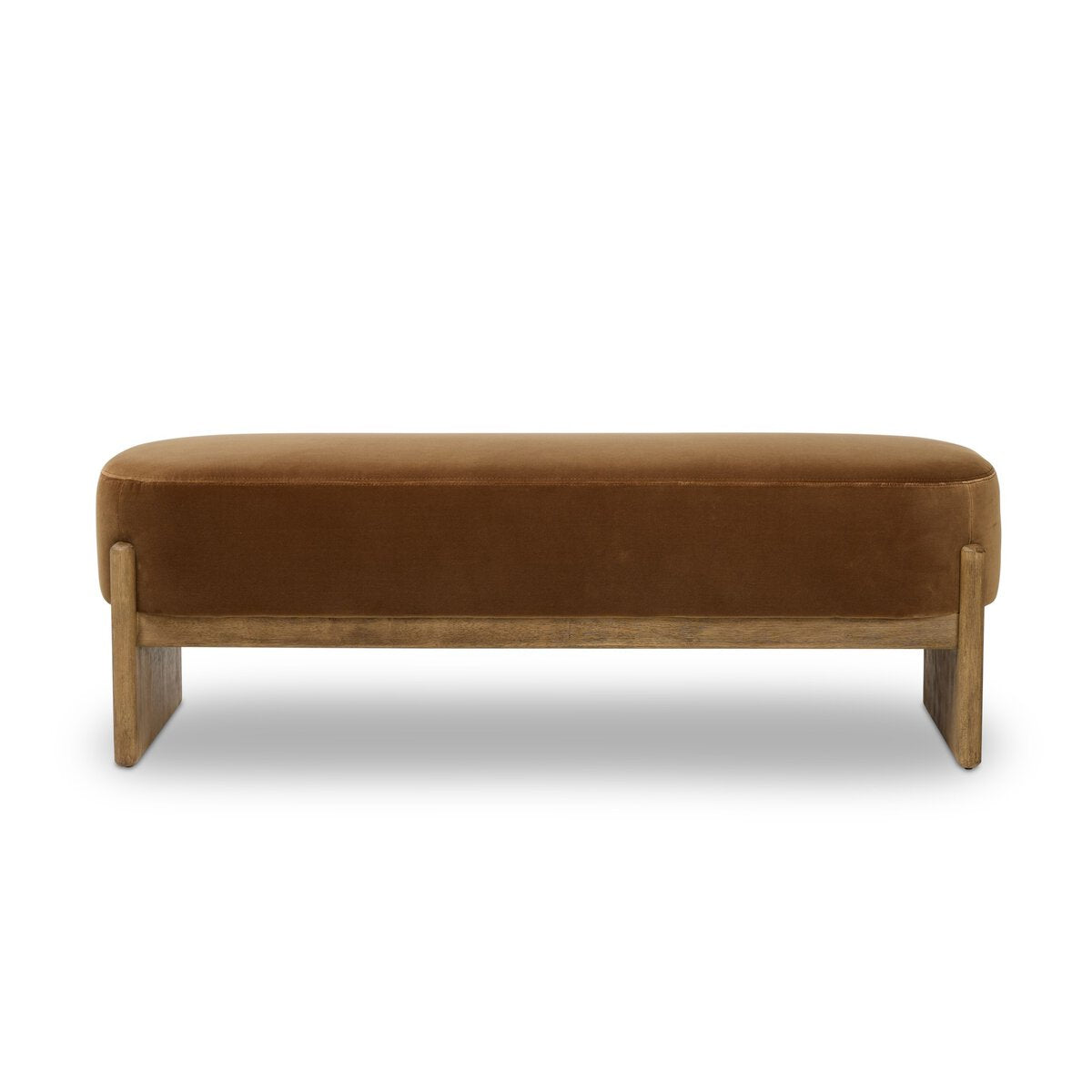 Cradle Base Upholstered Accent Bench