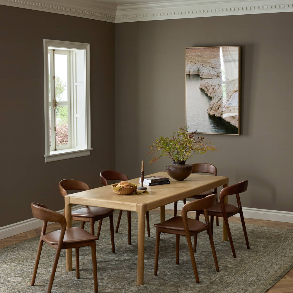 Parsons Oak Dining Table