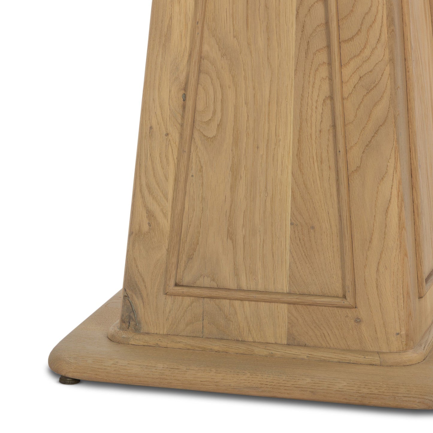 Oak Tapered Base Bistro Table