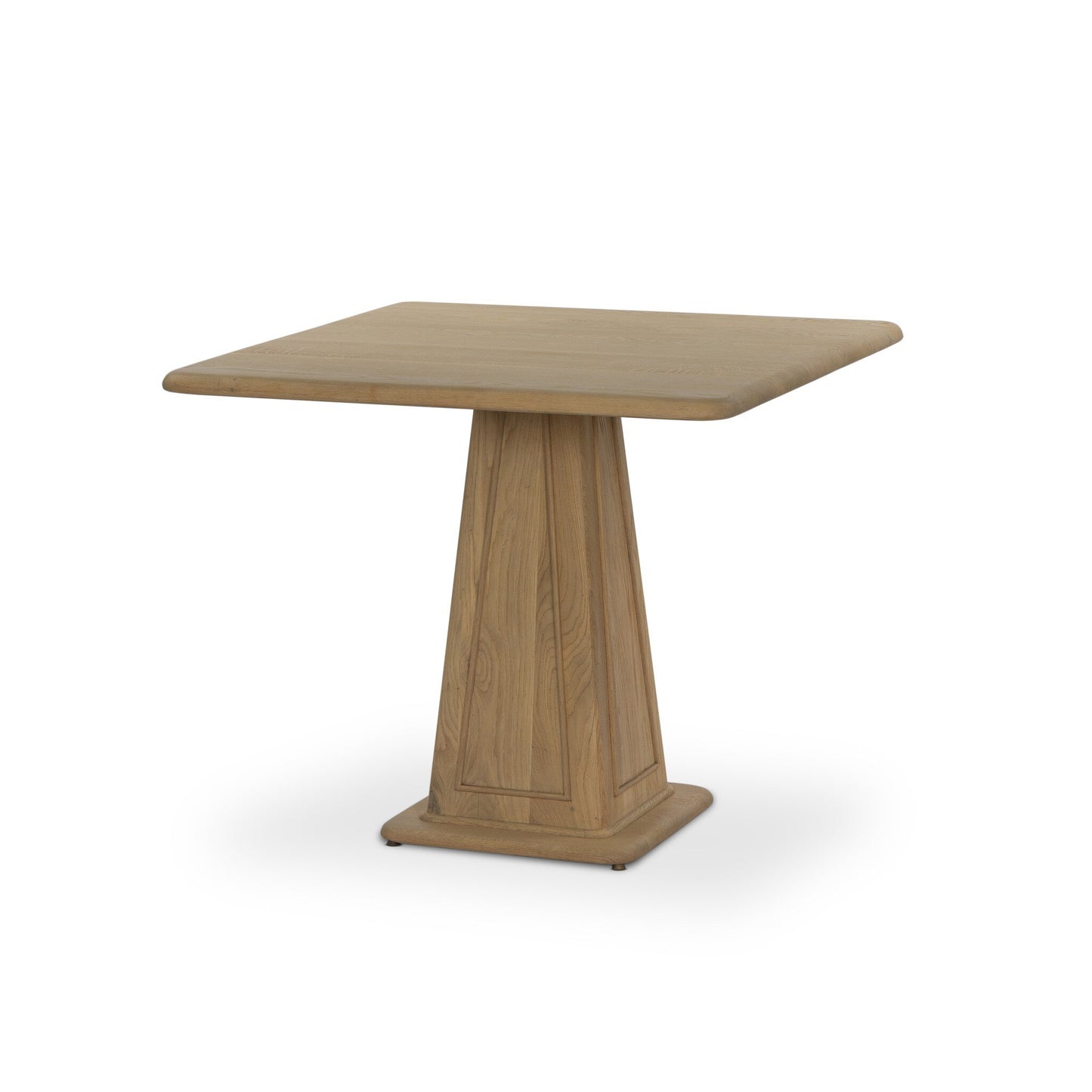 Oak Tapered Base Bistro Table